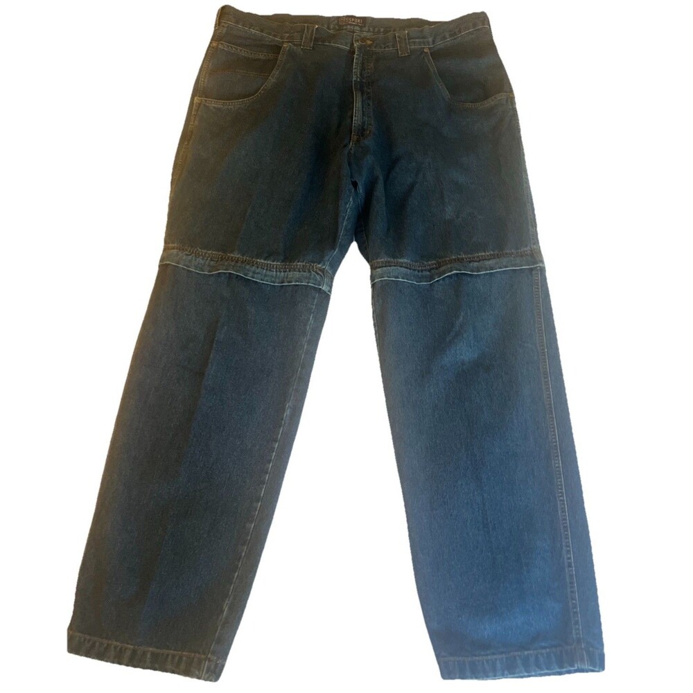 Harbor Bay Sport Convertible Jeans Size 42x33 Blue